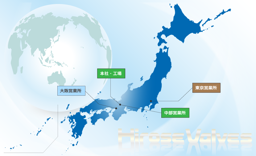 販売ネットワーク日本地図